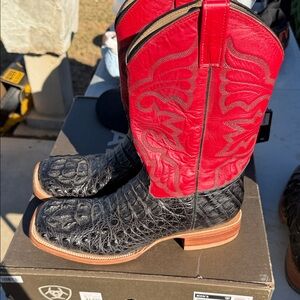 Custom alligator boots